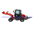 Zl-910 Rated Loading 1000kg 0.4cbm Bucket Mini Wheel Loader with Pallet Forks, Bucket, Quick Hitch